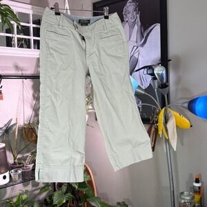 Eddie Bauer Light Khaki Cropped Capris